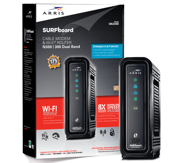 User manual for arris cable modem wifi router surfboard sbg6580-g228 manual